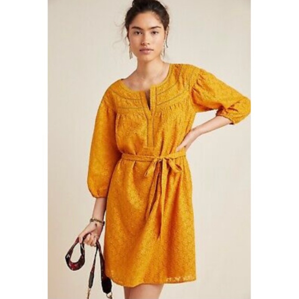 ANTHROPOLOGIE Embroidered Tunic